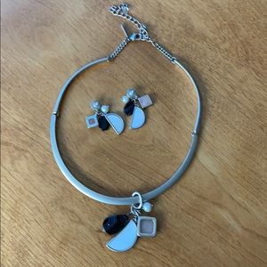Necklace and earrings